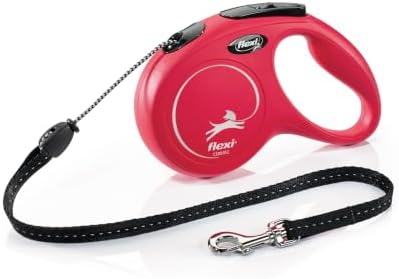 Flexi Roll-Leash New Classic M Rope 5 M Blue for Dogsup to Max. 20 kg, Multi