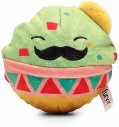 Flourish Pets 2 in 1 Multi-Layer Chew Toy for Active Dogs | Non-Toxic BPA Free Double Stitched Soft Fabric Exterior Dog Toys | Long-Lasting Dog Plush Toys – Mr. Guac 3.5"