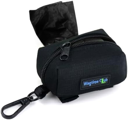 Wagtime Club Dog Poop Bag Holder for Leash