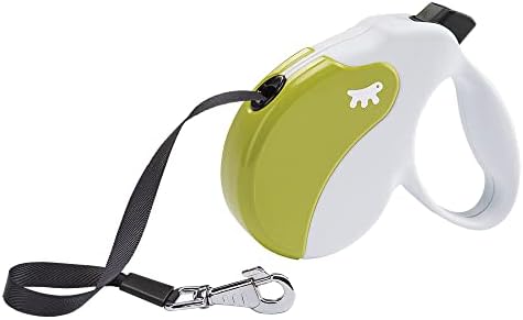 Ferplast Retractable Dog Lead Amigo Tape L, Extendable Tape, 5 m, Max 50 kg, White