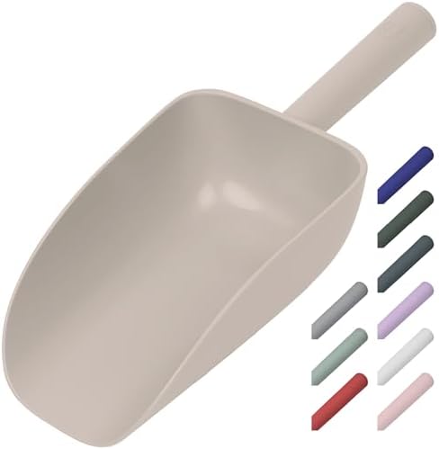 Extra Big Multipurpose Scoop– Solid Deep Scooper for Any Household – Disposing/Replacing Litter – Big Size Animal Pet Food Shovel – 44oz
