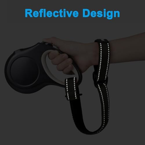 PetBonus Short Dog Leash, Safety Wrist Strap for Dog Retractable Leash