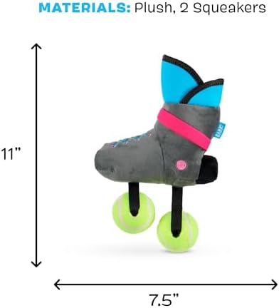 BarkBox Way Rad Rollerblade Dog Toy - for Extra Small to Small Dogs