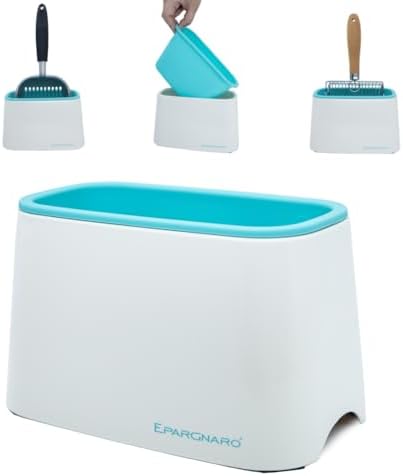 Universal Cat Litter Scoop Holder - Hygienic Scooper Storage Works for Most Cat Litter Scooper - Washable Convenient Stand for Kitty Poop Shovel – Kitty Litter Box Scooper Accessory