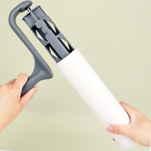 10 inch Mega Lint Roller Refills for Evercare Layers Smart Design Large Floor Lint Rollers Extreme Stick 10'' Wide Sticky Roller Refills 60 Sheets per Roll 5 Pack Total 300 Sheets
