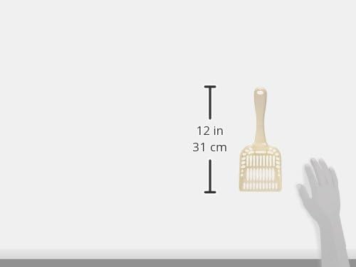 Petmate Litter Scoop for Cats, Jumbo Size, Bleached Linen, (Pack of 2)