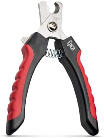 Epica Dog and Cat Nail Clippers, Claw Trimmer, Safety Guard, Easy & Safe