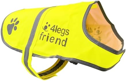 Safety Reflective Vest for Dogs - High Visibility for Outdoor Activity Day and Night, Protect Your Pet from Cars & Hunting Accidents