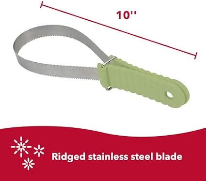 Coastal Pet Safari Dual-Sided Dog Shedding Blade - Stainless Steel Grooming Blade for Thick Coats - For Dogs with Short and Long Hair - Medium-Large - 10" x 3.25"
