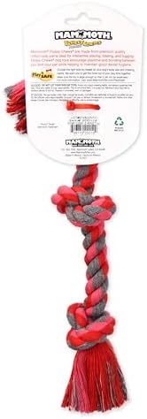 Mammoth Flossy Chews Color Rope Tug – Premium Cotton-Poly Tug Toy for Dogs – Interactive Rope– Dog Chew Toy, Assorted colors