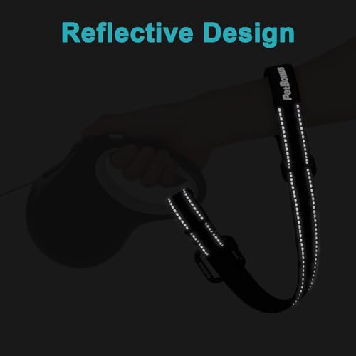 PetBonus Dog Leash Wrist Strap with Lockable Clip for Dog Retractable Leash