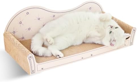 NATUYA 26'' Large Cat Scratcher Couch for Indoor Cats