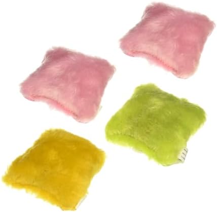 Yeowww! (4 Pack) 100% Organic Catnip Pillows (Assorted Colors)