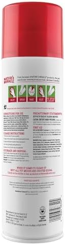 Nature's Miracle Stain & Odor Remover Foaming Aerosol For Dogs, 17.5 Oz (P-68340) (Pack of 2)