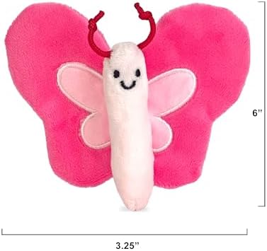 TONBO Soft Plush Small Cute and Cozy Nature Dog Cat Bed, Washer and Dryer Friendly (Rainbow Flower)