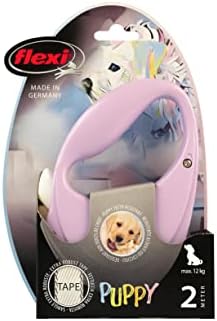 Flexi - PU00T2-251-RO - Dog Lead - Retractable Lead - Puppy Tape - 2 m - Pink