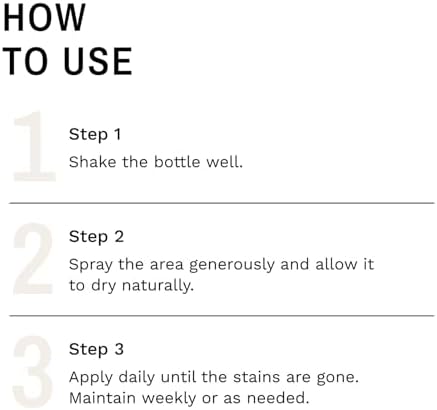 Eye Envy Beard Stain Remover Spray for Dogs/Cats. Natural, Safe. Remove Stains from Drooling, Saliva, Food, Runoff from Tearing. Removes Odors. Keeps Dog Beards Clean. 8oz