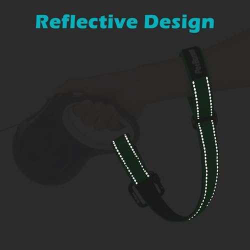 PetBonus Dog Leash Wrist Strap with Lockable Clip for Dog Retractable Leash