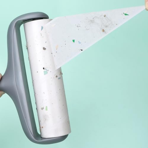 50% Stickier Large Surface Roller Refill for Scotch-Brite 8 inch Lint Roller, Works Great On Pet Hair, Extra Sticky 60 Sheets per Refill, Pack of 4, 240 Sheets Total