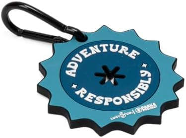 Lucy & Co. x Parks Project Adventure Responsibly Poop Clip, Hands Free Dog Leash Waste Bag Holder Accessory