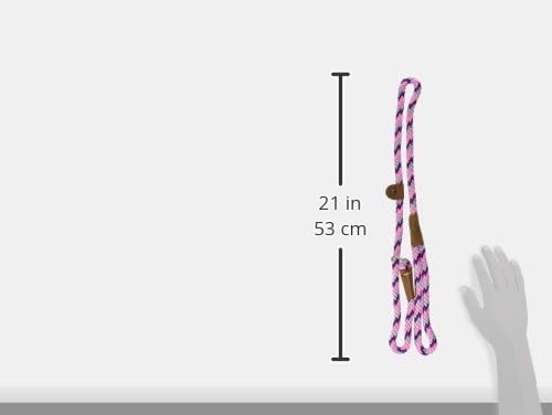 Mendota Pet Slip Leash - Dog Lead and Collar Combo - Made in The USA - Lilac, 1/2 in x 4 ft - for Large Breeds