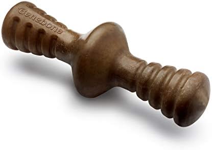 Benebone Zaggler Dog Chew Toy for Aggressive Chewers, Real Bacon, Giant