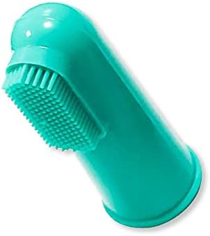 H&H Pets Dog Finger Toothbrushes - Professional Pet Finger Dental Brush Set for Dogs Puppies Cats, Soft Bristles, Size Small 4 Count-Silicon