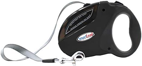 SmartLead RetraCountable Dog Leash, 16 ft, Up to 110 Lb, Black