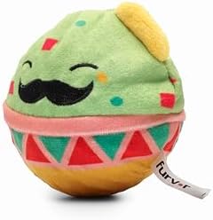 Flourish Pets 2 in 1 Multi-Layer Chew Toy for Active Dogs | Non-Toxic BPA Free Double Stitched Soft Fabric Exterior Dog Toys | Long-Lasting Dog Plush Toys – Mr. Guac 3.5"