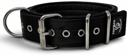 SparkDog 2" Padded Working Dog Collar (Basic Blank, 2" Padded (16-21" Neck)