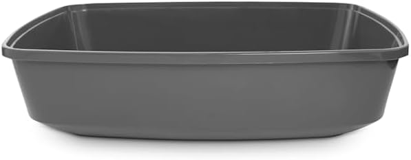 So Phresh by Petco Open Cat Litter Box Charcoal Large 19.5" L X 14.8" W X 4.3" H