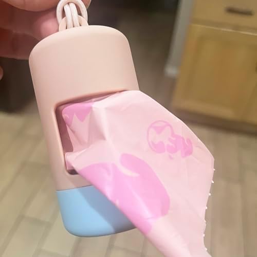 Dog Poop Bag Holder & Dispenser [2-Pack] +30 Extra-Thick Waste Bags