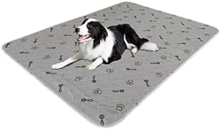 Peepeego 2Pack Pee Pads Washable 36”x48 +Free Dog Comb, Waterproof Rugs Non Slip