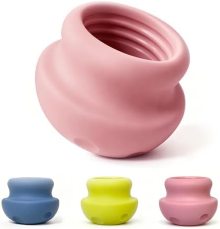 MateeyLife Freeze Dog Enrichment Lick Toy, Stuffable Frozen Lick Treat Bowl