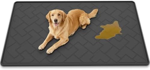 Washable Pee Pads for Dogs, 60" x 37" Extra Large Reusable Dog Pee Pad, Heavy Duty Waterproof TPE Puppy Training Pad for Large Dogs, Non Slip Leakproof Pet Mat for Crate, Floor & Car Boot Liner