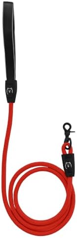 ShawnCo Basecamp Rope Dog Leash (Mustang Red, 6 Feet)