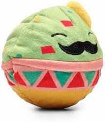 Flourish Pets 2 in 1 Multi-Layer Chew Toy for Active Dogs | Non-Toxic BPA Free Double Stitched Soft Fabric Exterior Dog Toys | Long-Lasting Dog Plush Toys – Mr. Guac 3.5"
