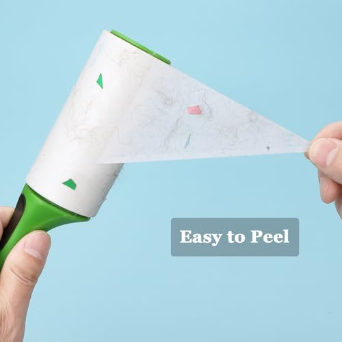 4 inch Lint Roller Refills Compatible with Evercare PetLovers Extra Sticky Lint Roller 6 Pack of Refills Only 60 Sheets per Refill 360 Sheets Total (1 1/2'' Inside Dia.)