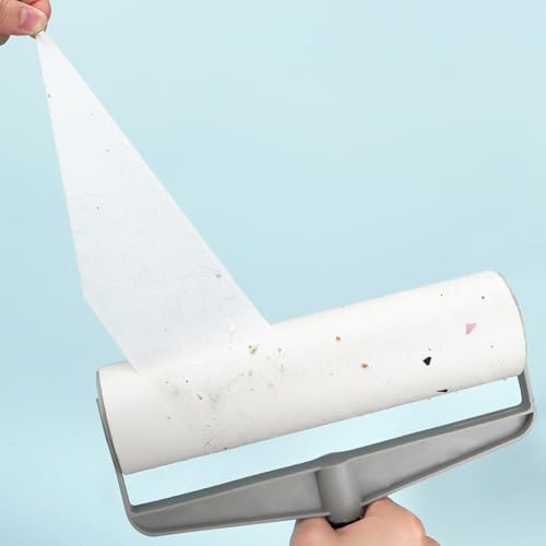 9 inch Lint Roller Refills Only for Spotty Supersize Extra Sticky Adhesive Lint Roller Refill Pet Cat & Dog Hair Remover for Clothes and Furniture, Pack of 5 Refills, 300 Sheets Total
