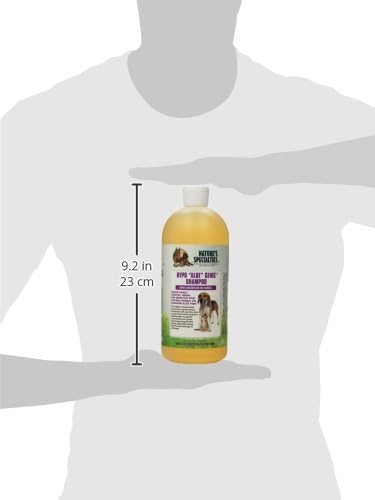 Nature's Specialties Hypoallergenic Ultra Concentrated Aloe Dog Shampoo for Pets, Makes up to 8 Gallons, Natural Choice for Professional Groomers, for Sensitive Skin, Made in USA, 32 oz
