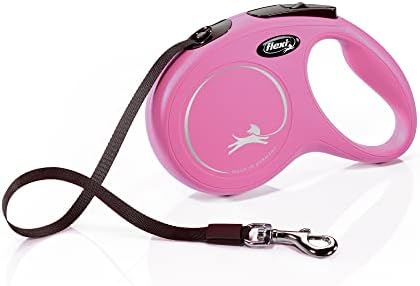 Automatic Leash Flexi New Classic M 5 M Pink Tape