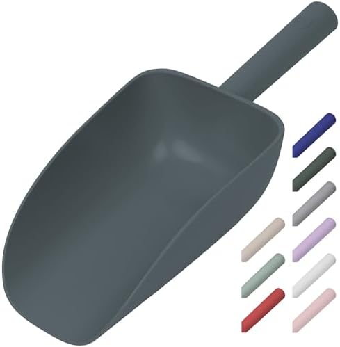 Extra Big Multipurpose Scoop– Solid Deep Scooper for Any Household – Disposing/Replacing Litter – Big Size Animal Pet Food Shovel – 44oz