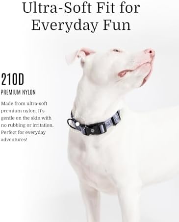 Fei & Eve Classic Dog Collar, Soft & Fur-Friendly