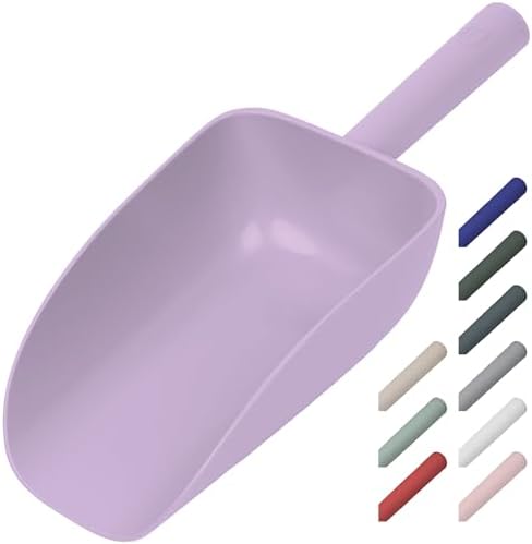 Extra Big Multipurpose Scoop– Solid Deep Scooper for Any Household – Disposing/Replacing Litter – Big Size Animal Pet Food Shovel – 44oz