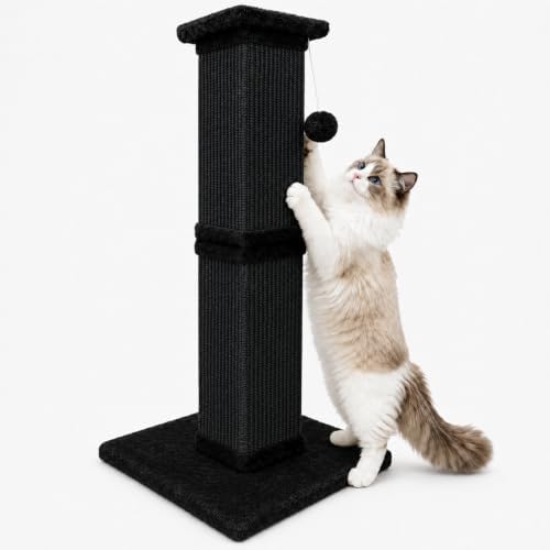 Cat Scratching Post for Indoor Cats, Sisal Cat Scratcherl, 32 Inch