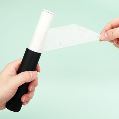 3.5 inch Mini Lint Roller Refills Compatible with Flint Classic Retractable Mini Lint Rollers Travel Size 3-1/2 Width Lint Roller Refills Pack of 4 Rolls 40 Sheets Each Roll Total 160 Sheets