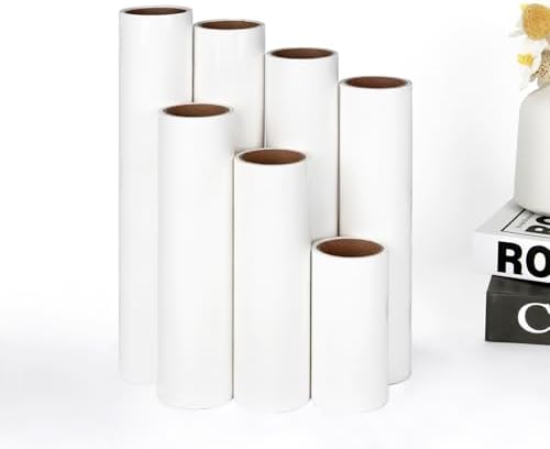 9.8 inch Large Lint Roller Refills Only, 9.8'' Extra-Wide Lint Roller Refill Pack of 5 Rolls Total 300 Sheets for Pet Hair Remover Home Floor Carpet Clothing Sofa Cleaning (9.8'' Wide)