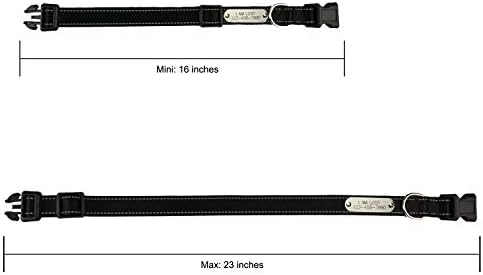 SINYUDUN Personalized Reflective Dog Collars with Customized ID Tags