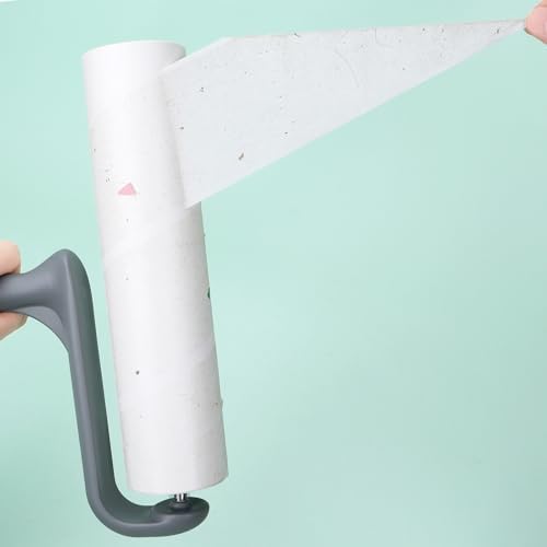 10 inch Mega Lint Roller Refills for Evercare Layers Smart Design Large Lint Rollers, 50% Stickier Refills Pack of 4, 60 Sheets per Refill, Total 240 Extra Sticky Sheets