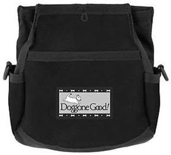 Doggone Good Rapid Rewards Deluxe Dog Training Bag with Belt (Black)